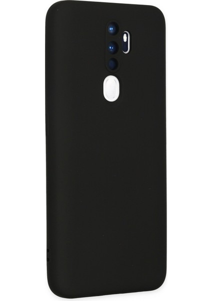 Oppo A9 2020 Kılıf Silikon Kılıf Yumuşak Kılıf Içi Kadife Lansman - Siyah modelleri