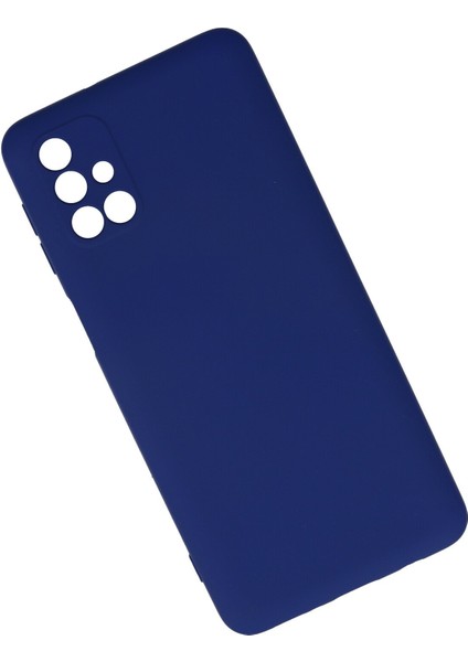 Samsung Galaxy M31S Kılıf Silikon Kılıf Yumuşak Kılıf Içi Kadife Lansman - Koyu Mavi fiyatları