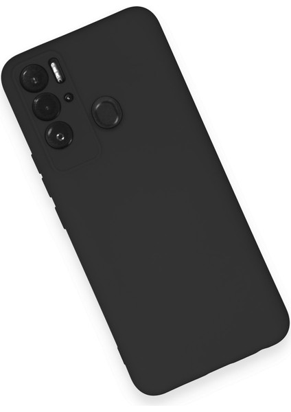 Tecno Pova Neo Kılıf Silikon Kılıf Yumuşak Kılıf Içi Kadife Lansman - Siyah modelleri