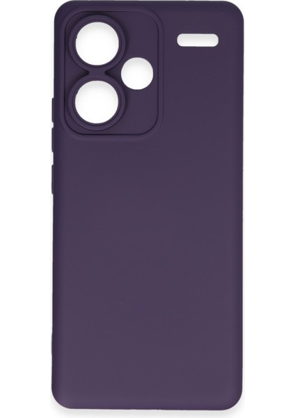 Xiaomi Redmi Note 13 Pro Plus Kılıf Silikon Kılıf Yumuşak Kılıf Içi Kadife Lansman - Mor fiyatları