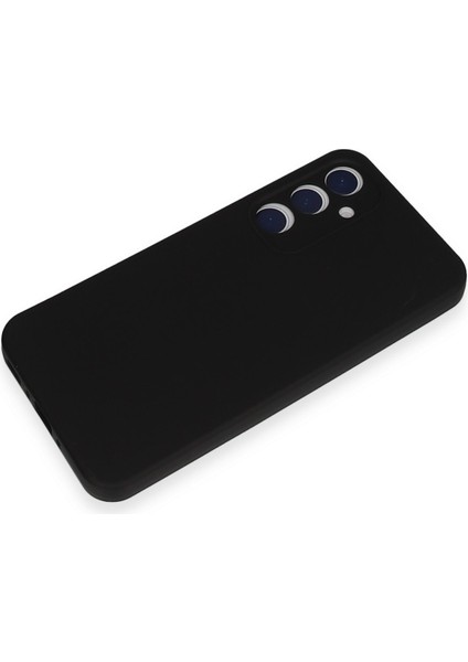 Samsung Galaxy A55 5g Kılıf Silikon Kılıf Yumuşak Kılıf Içi Kadife Lansman - Siyah fırsatları