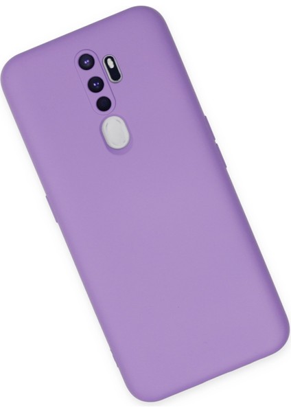 Oppo A5 2020 Kılıf Silikon Kılıf Yumuşak Kılıf Içi Kadife Lansman - Lila fiyatları