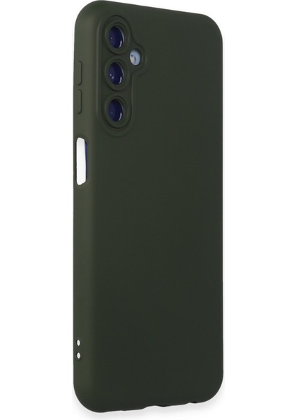 Samsung Galaxy M34 5g Kılıf Silikon Kılıf Yumuşak Kılıf Içi Kadife Lansman - Koyu Yeşil fiyatları