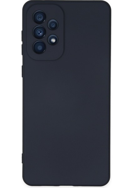 Samsung Galaxy A23 4g Kılıf Silikon Kılıf Yumuşak Kılıf Içi Kadife Lansman - Lacivert