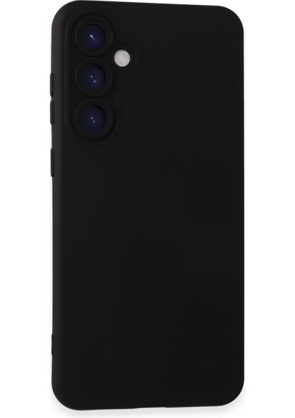 Samsung Galaxy S24 Plus Kılıf Silikon Kılıf Yumuşak Kılıf Içi Kadife Lansman - Siyah
