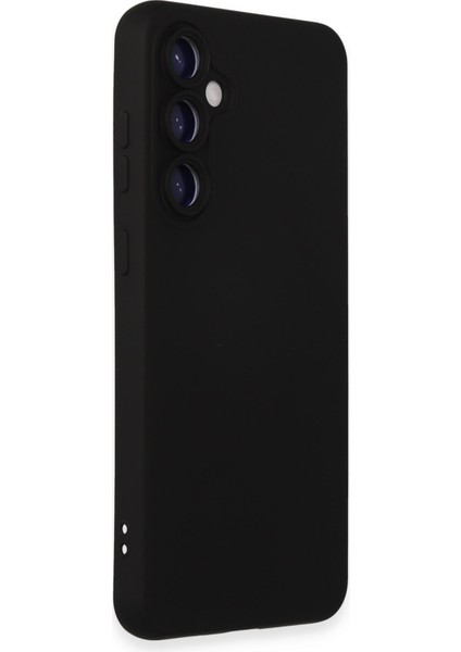 Samsung Galaxy S24 Plus Kılıf Silikon Kılıf Yumuşak Kılıf Içi Kadife Lansman - Siyah