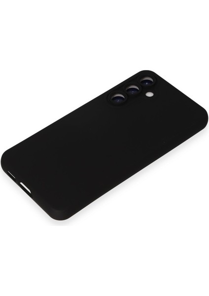 Samsung Galaxy S24 Plus Kılıf Silikon Kılıf Yumuşak Kılıf Içi Kadife Lansman - Siyah