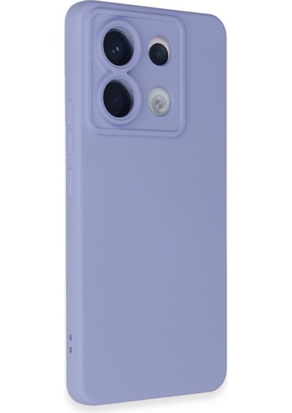 Xiaomi Poco X6 Kılıf Silikon Kılıf Yumuşak Kılıf Içi Kadife Lansman - Lila fiyatları