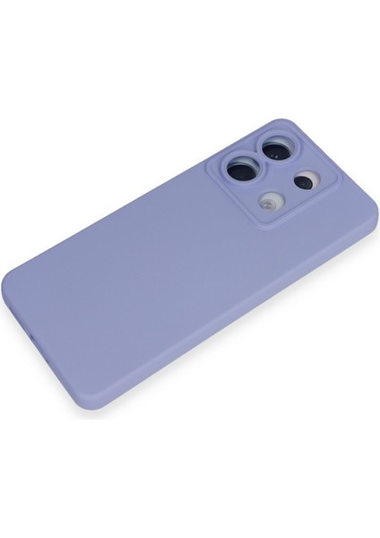 Xiaomi Poco X6 Kılıf Silikon Kılıf Yumuşak Kılıf Içi Kadife Lansman - Lila fırsatları