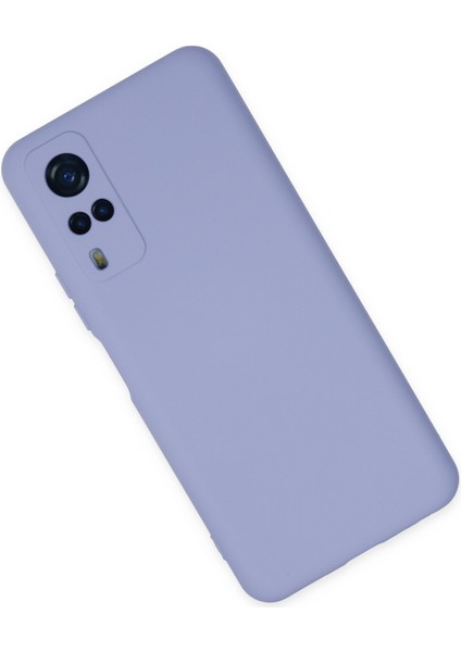 Vivo Y53S Kılıf Silikon Kılıf Yumuşak Kılıf Içi Kadife Lansman - Lila fiyatları