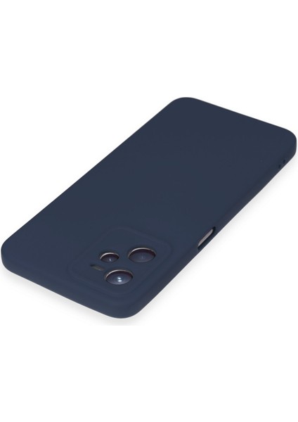 Realme C35 Kılıf Silikon Kılıf Yumuşak Kılıf Içi Kadife Lansman - Lacivert modelleri