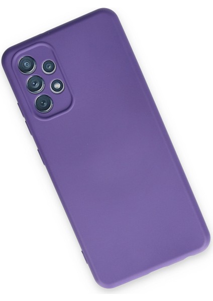 Samsung Galaxy A13 4g Kılıf Silikon Kılıf Yumuşak Kılıf Içi Kadife Lansman - Mor modelleri