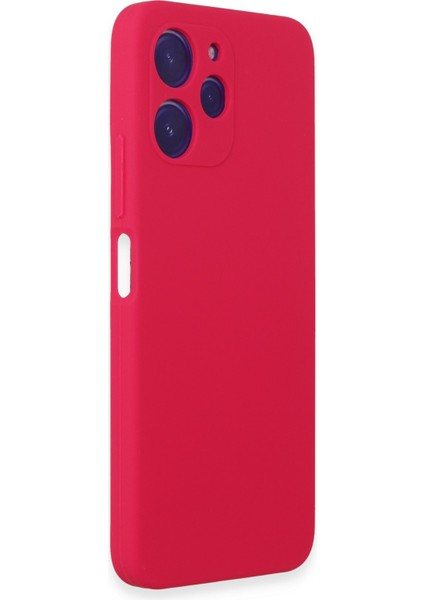Xiaomi Redmi 12 Kılıf Silikon Kılıf Yumuşak Kılıf Içi Kadife Lansman - Pembe