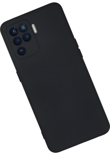 Oppo Reno 5 Lite Kılıf Silikon Kılıf Yumuşak Kılıf Içi Kadife Lansman - Lacivert modelleri