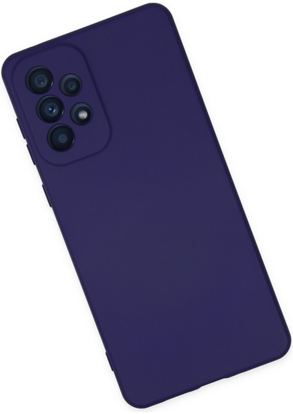 Samsung Galaxy A23 4g Kılıf Silikon Kılıf Yumuşak Kılıf Içi Kadife Lansman - Mor modelleri