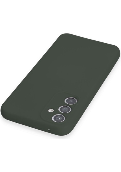 Samsung Galaxy A54 5g Kılıf Silikon Kılıf Yumuşak Kılıf Içi Kadife Lansman - Koyu Yeşil modelleri
