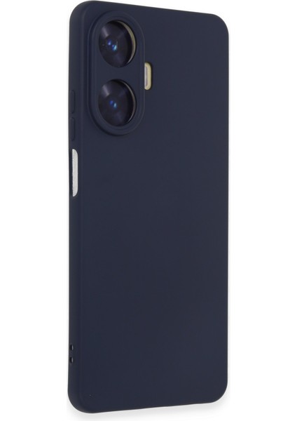 Realme C55 Kılıf Silikon Kılıf Yumuşak Kılıf Içi Kadife Lansman - Mor