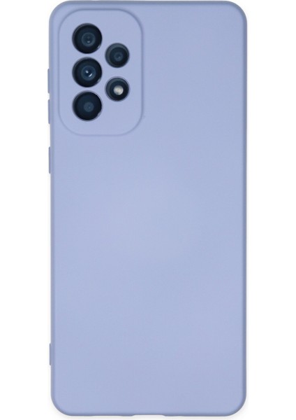 Samsung Galaxy A23 4g Kılıf Silikon Kılıf Yumuşak Kılıf Içi Kadife Lansman - Lila