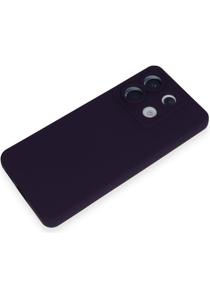 Xiaomi Poco X6 Kılıf Silikon Kılıf Yumuşak Kılıf Içi Kadife Lansman - Mor fırsatları