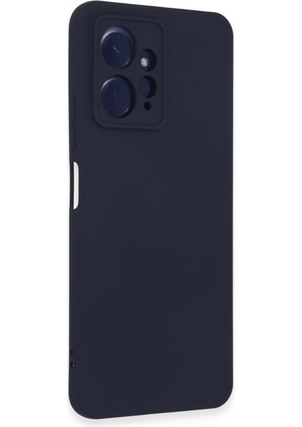 Xiaomi Redmi Note 12 4g Kılıf Silikon Kılıf Yumuşak Kılıf Içi Kadife Lansman - Lacivert fiyatları