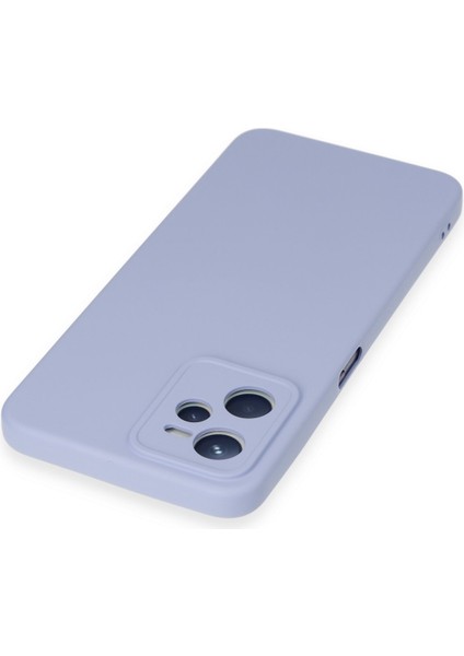 Realme C35 Kılıf Silikon Kılıf Yumuşak Kılıf Içi Kadife Lansman - Lila modelleri