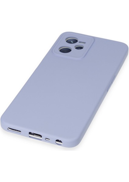Realme C35 Kılıf Silikon Kılıf Yumuşak Kılıf Içi Kadife Lansman - Lila fırsatları