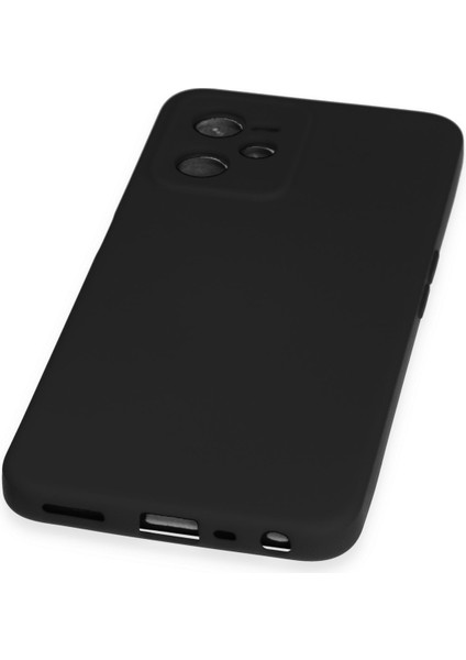 Realme C35 Kılıf Silikon Kılıf Yumuşak Kılıf Içi Kadife Lansman - Siyah fırsatları