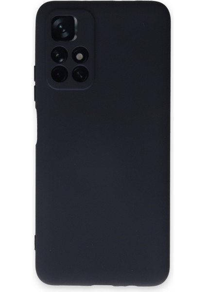 Xiaomi Redmi Note 11T Kılıf Silikon Kılıf Yumuşak Kılıf Içi Kadife Lansman - Lacivert