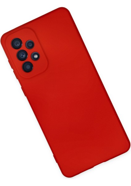 Samsung Galaxy A23 4g Kılıf Silikon Kılıf Yumuşak Kılıf Içi Kadife Lansman - Kırmızı modelleri