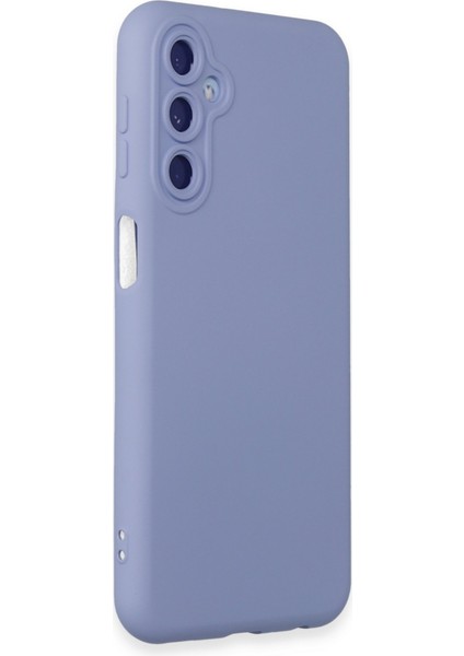 Samsung Galaxy M14 5g Kılıf Silikon Kılıf Yumuşak Kılıf Içi Kadife Lansman - Lila