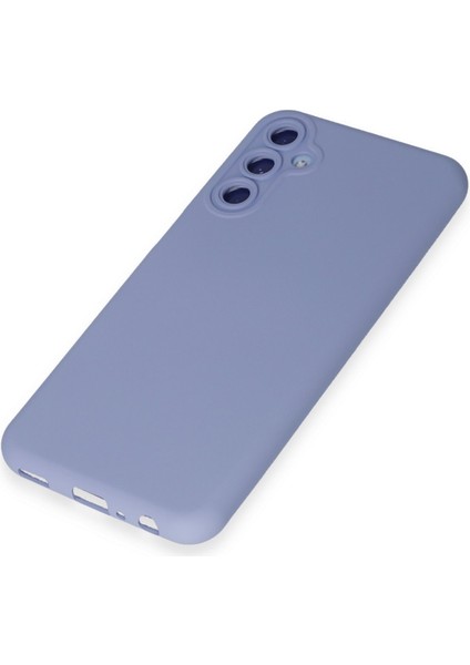 Samsung Galaxy M14 5g Kılıf Silikon Kılıf Yumuşak Kılıf Içi Kadife Lansman - Lila