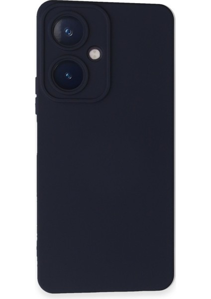Vivo Y27 Kılıf Silikon Kılıf Yumuşak Kılıf Içi Kadife Lansman - Lacivert