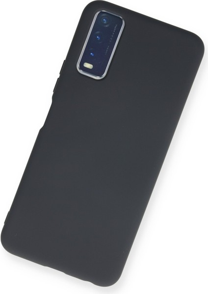 Vivo Y11S Kılıf Silikon Kılıf Yumuşak Kılıf Içi Kadife Lansman - Lacivert modelleri