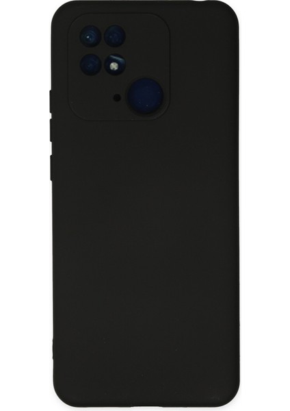 Xiaomi Poco C40 Kılıf Silikon Kılıf Yumuşak Kılıf Içi Kadife Lansman - Siyah