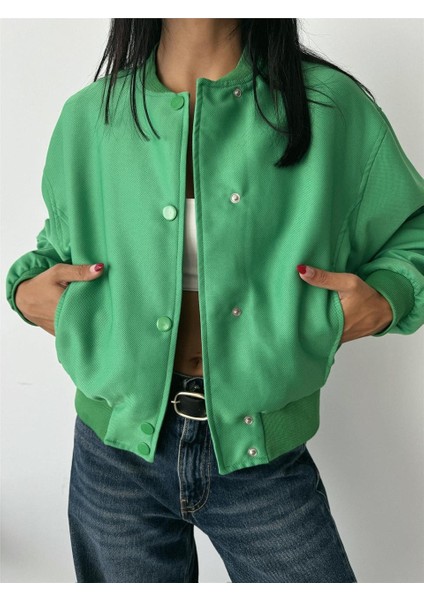 Bomber Mont Cyrus Kumaş - Yeşil fiyatları