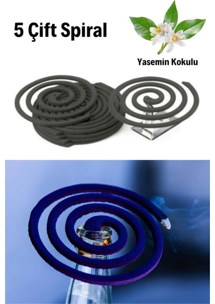5 Çift (10 Adet) Spiral Sinek ve Haşere Kovucu Spiral