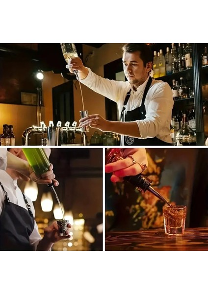 Paslanmaz Şişe Ucu, Bartender Şişe Tıpa, Kapaklı Korumalı Dökecek - Yağdanlık, Likör Ucu Dökücü - Adet Seçenekleri indirimleri