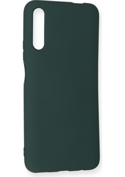 Huawei P Smart Pro / Y9S Kılıf Silikon Kılıf Yumuşak Kılıf Içi Kadife Lansman - Koyu Yeşil fiyatları