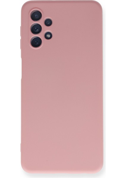 Samsung Galaxy A32 5g Kılıf Silikon Kılıf Yumuşak Kılıf Içi Kadife Lansman - Pembe