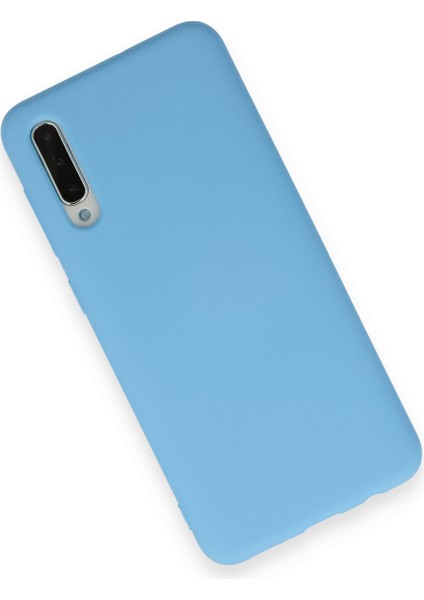 Samsung Galaxy A50S Kılıf Silikon Kılıf Yumuşak Kılıf Içi Kadife Lansman - Mavi fiyatları