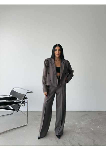 Ceket - Pantolon Takım - Gri