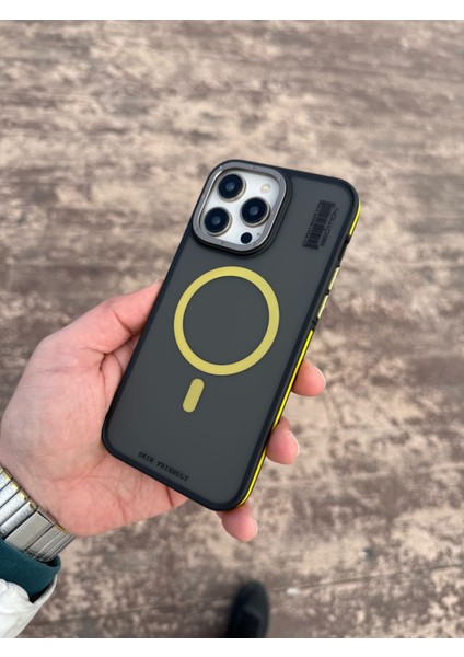 iPhone 14 Pro Max Sarı Kityarmor Magsafe Telefon Kılıfı