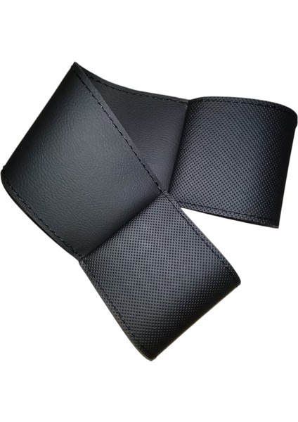 Dikişli Direksiyon Kılıfı Siyah Deri Noktalı Deri Siyah Dikişli Volkswagen Polo Için fiyatları