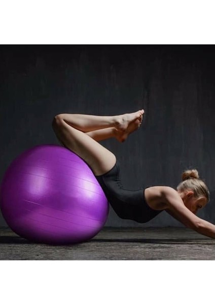 65 cm Pilates Topu Yoga Plates Egzersiz Topu Ball + Şişirme Pompası Hediyeli modelleri