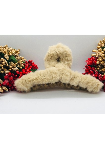 Tüylü Peluş Kıskaçlı Mandal Toka Saç Tokası Saç Aksesuarı (1 Adet) fırsatları