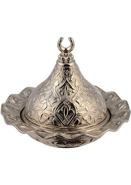 Altılı Gümüş Metalli Kahve Fincanı Takımı – Mırra Kahvesi Sunumu Için Özel Set | Arap Espresso & Zemzem Takımı modelleri