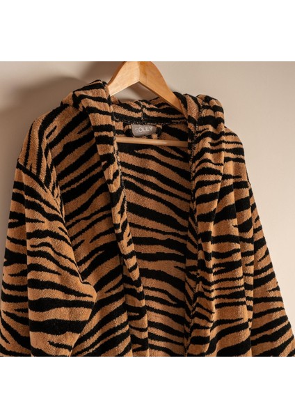 | Tiger | %100 Pamuk Kadife Kadın / Erkek (Unisex) Bornoz