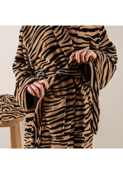 | Tiger | %100 Pamuk Kadife Kadın / Erkek (Unisex) Bornoz