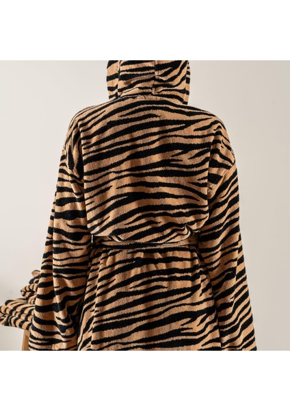 | Tiger | %100 Pamuk Kadife Kadın / Erkek (Unisex) Bornoz