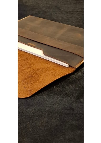 Macbook Çanta Taba Hakiki Deri El Yapımı Macbook M1 M2 M3 M4 Kılıf